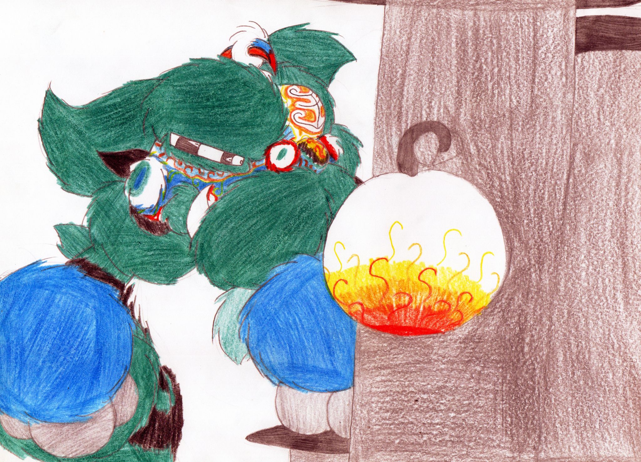 A moment of hesitation